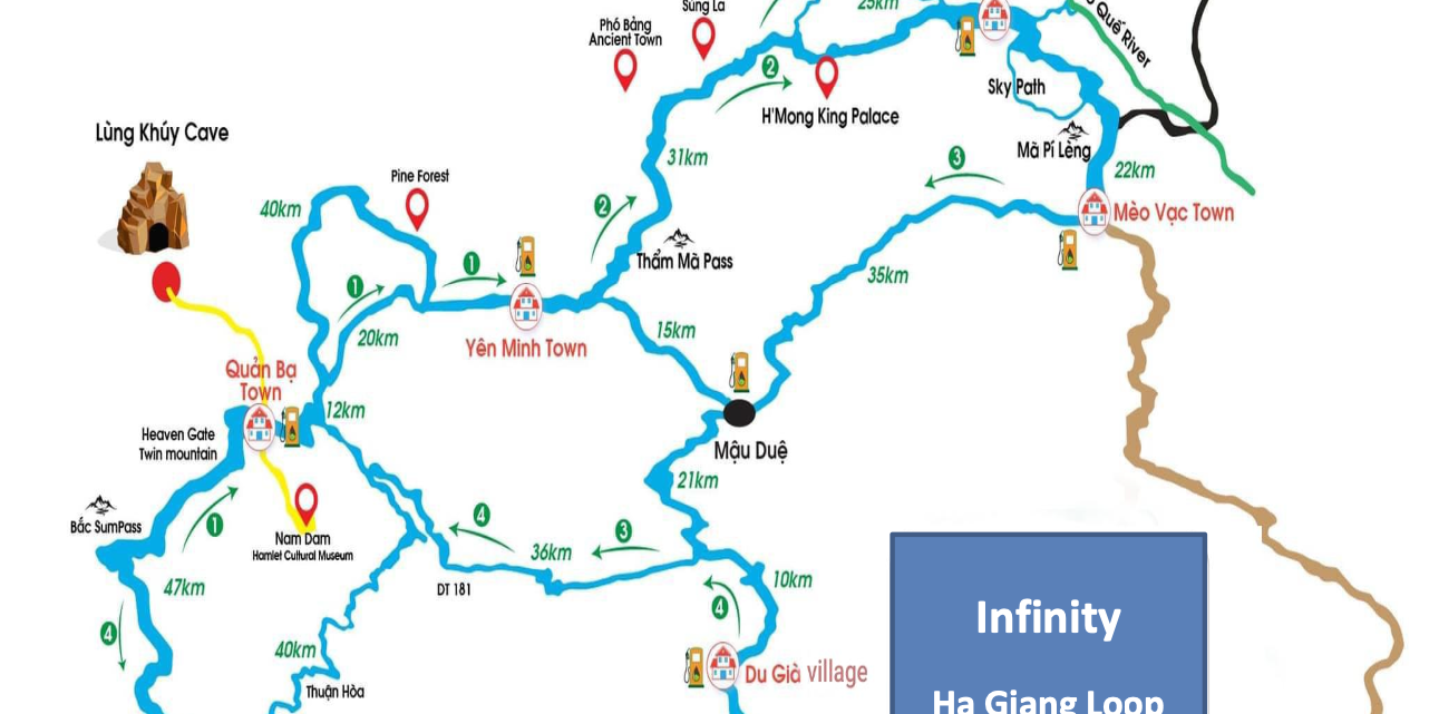 Original ha giang loop map