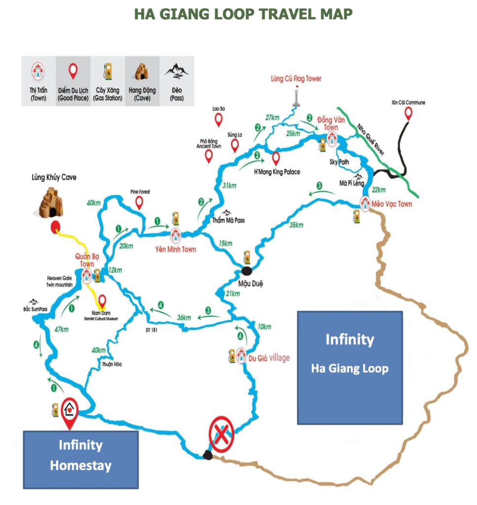 Original ha giang loop map