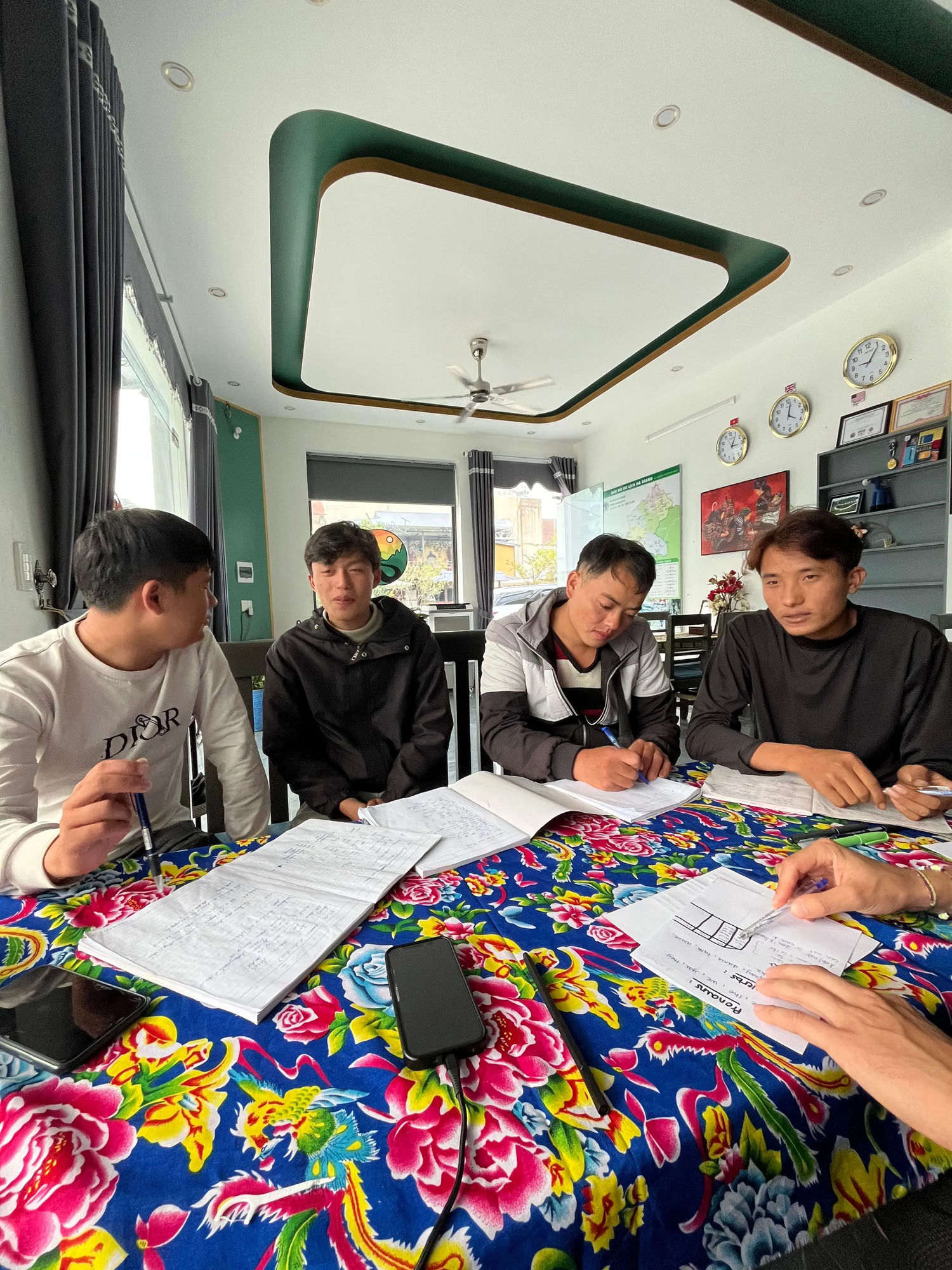 Easy Riders studying to become certified Tour Guides