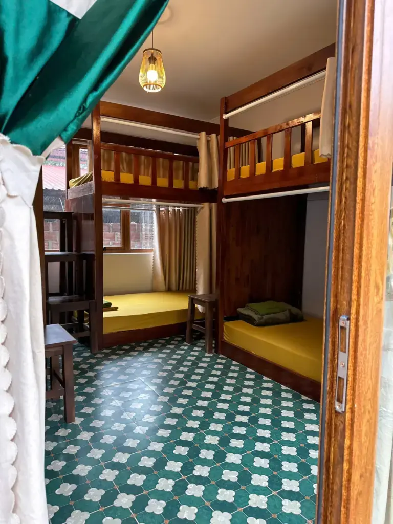 Cabin dorm at Infinity Hostel Ha Giang