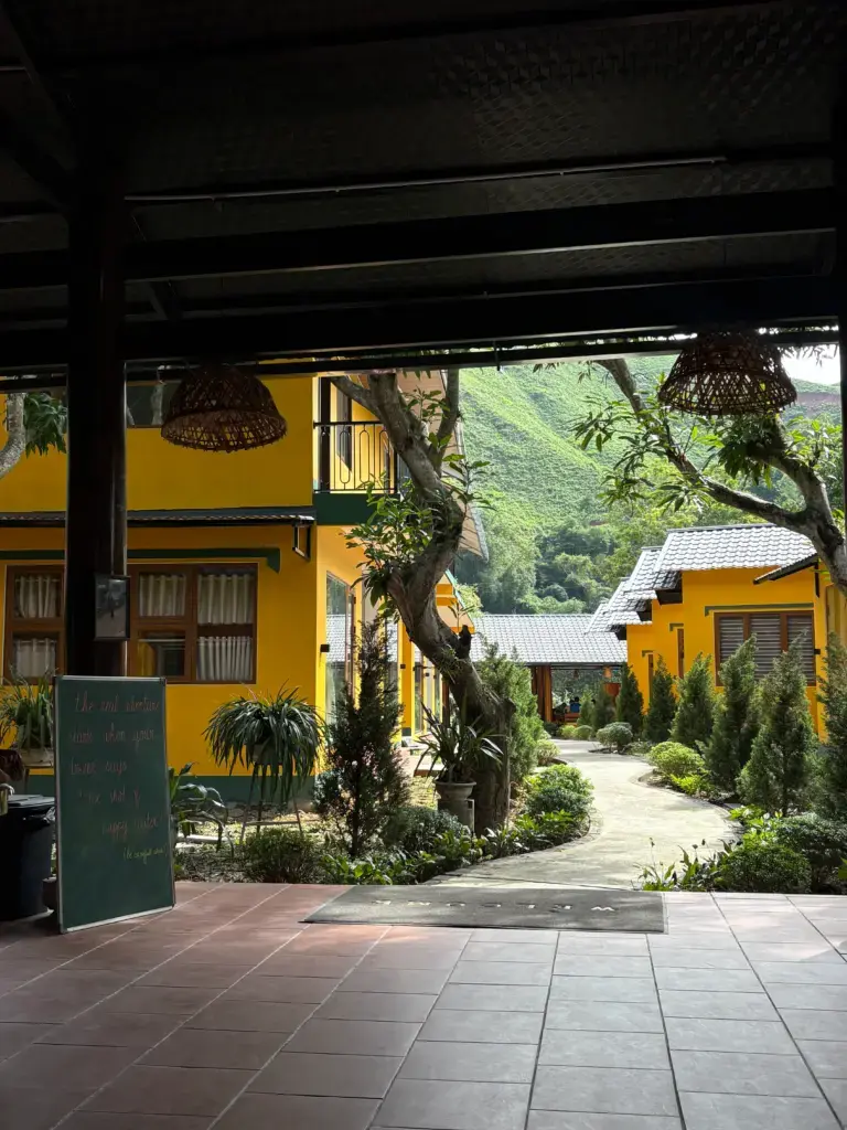 Arriving at Infinity Hostel Ha Giang